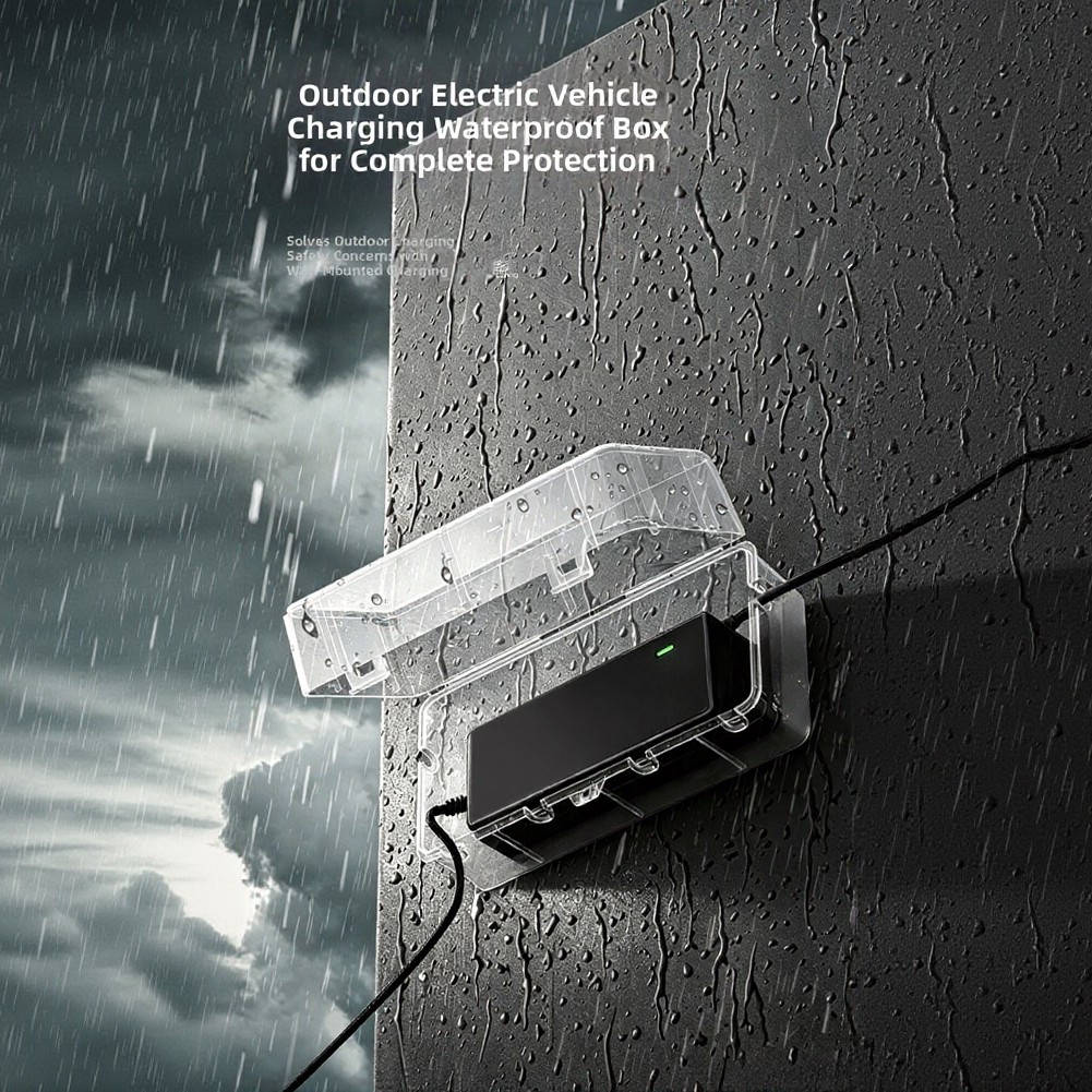 Outdoor Use Power Strip - Electrical Waterproof Box for 4 Socket