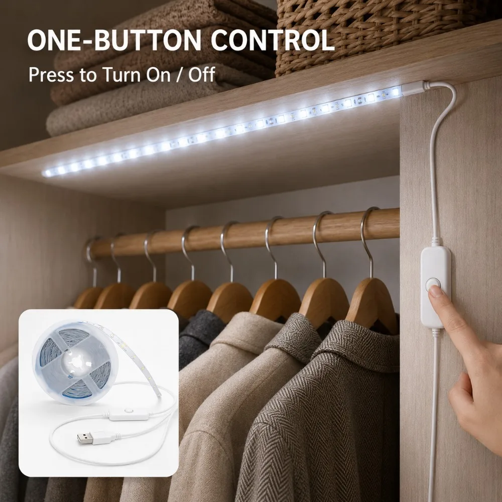 USB Button Switch 2835 LED Str - огляд і ціна Outdoor Use Power Strip